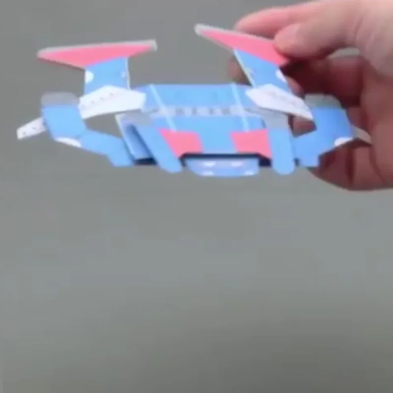 DIY Наклейка из бумаги наклемура бумажные игрушки робот оригами Киригами Складные