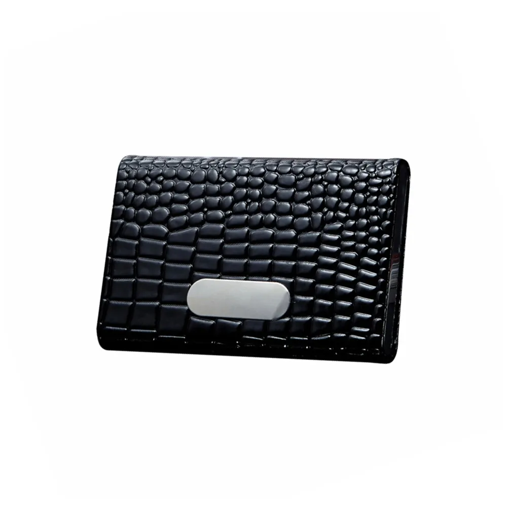 Crocodile Pattern Credit Card Package Card Holder Business Card Case PU