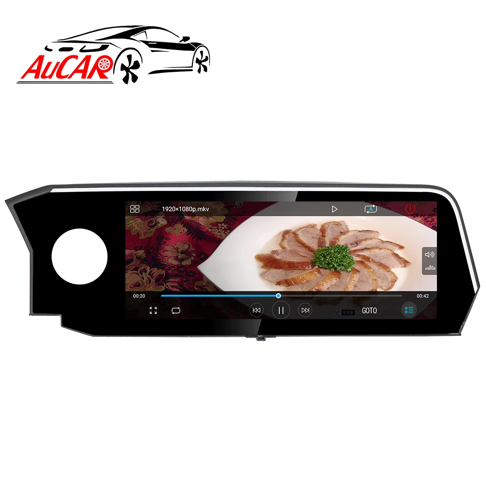 AuCAR Android 12,3 автомобильный Радио для Lexus ES 200 250 300 350 gps dvd-плеер мультимедиа сенсорного экрана стерео аудио ips BT