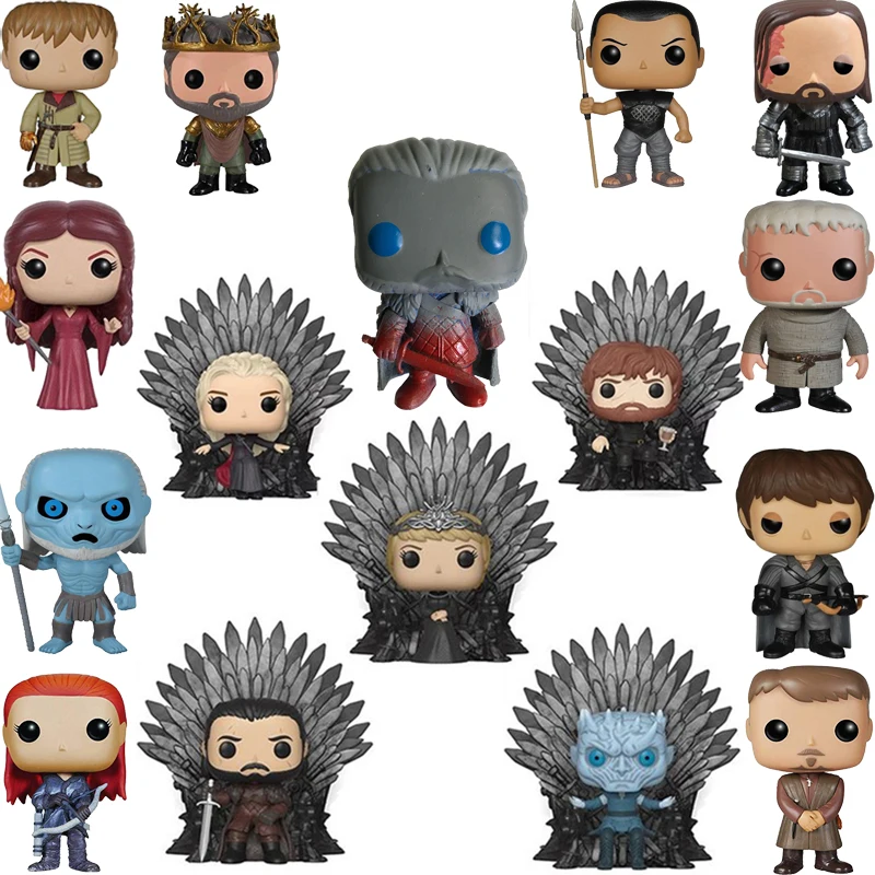 

Funko POP Game of Thrones Limited PVC Action Figure Jon Snow Daenerys Nights King Collection Model Gifts 2F18
