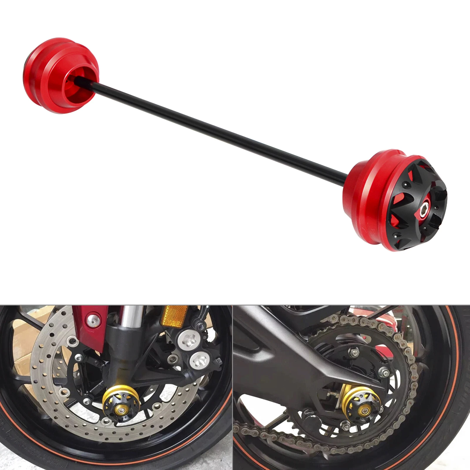 

NICECNC Rear Wheel Axle Crash Protector Slider Guard For Ducati Monster Multistrada 1200 1200S Panigale 1098 1199 1299 Diavel