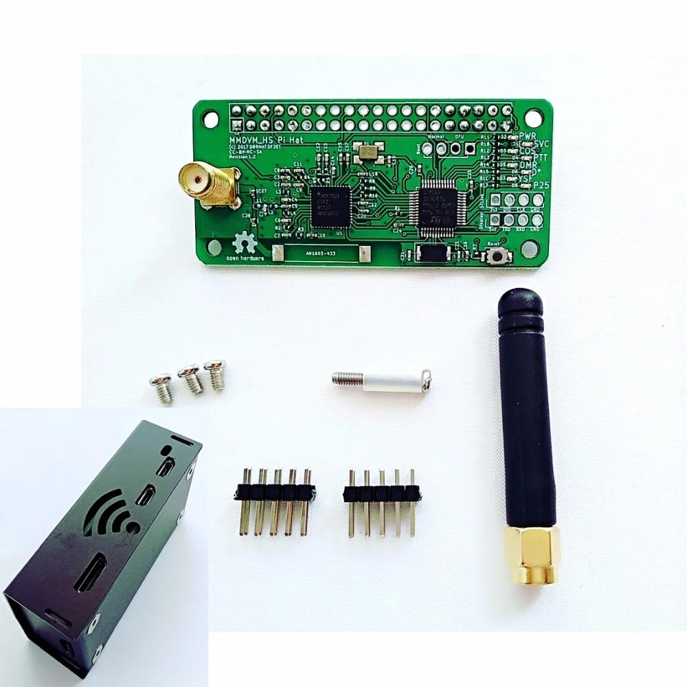 MMDVM Hotspot Pi-Star Support P25 DMR YSF Module+Antenna For Raspberry Pi | Электронные компоненты и