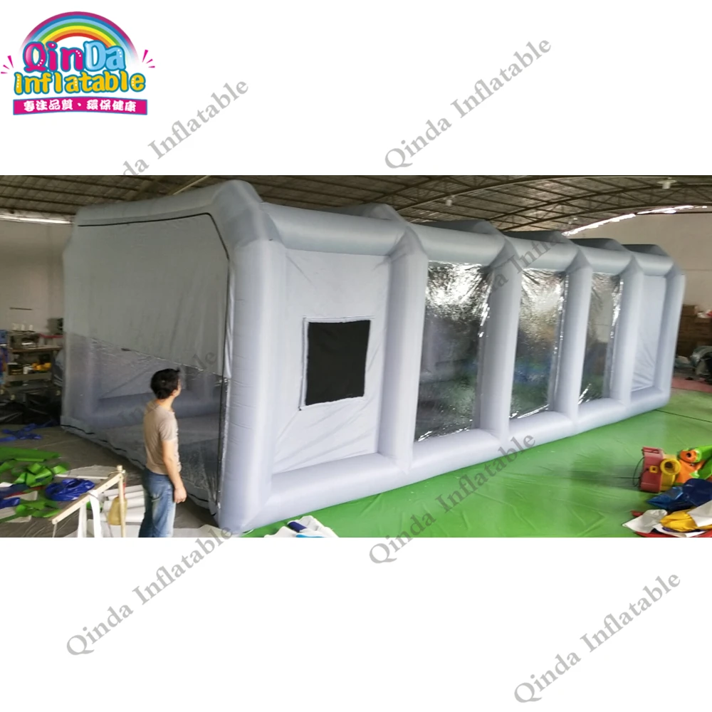 

High Quality Inflatable Spray Painting Tent 10x5x3.5m Inflatable Paint Spray Booth For Car