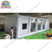 High Quality Inflatable Spray Painting Tent 10x5x3.5m Inflatable Paint Spray Booth For Car 1