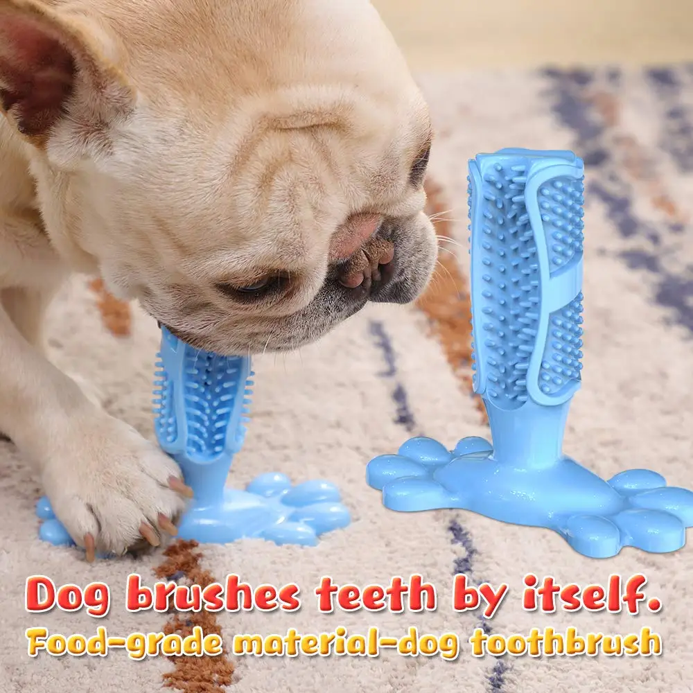 

2019 Explosion Dog toothbrush dog molar stick Pet supplies rubber toothbrush bite toy