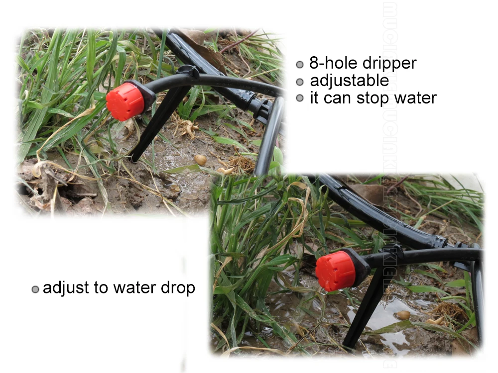 Automatic Garden Watering Adjustable Drip Irrigation System with Digital Timer