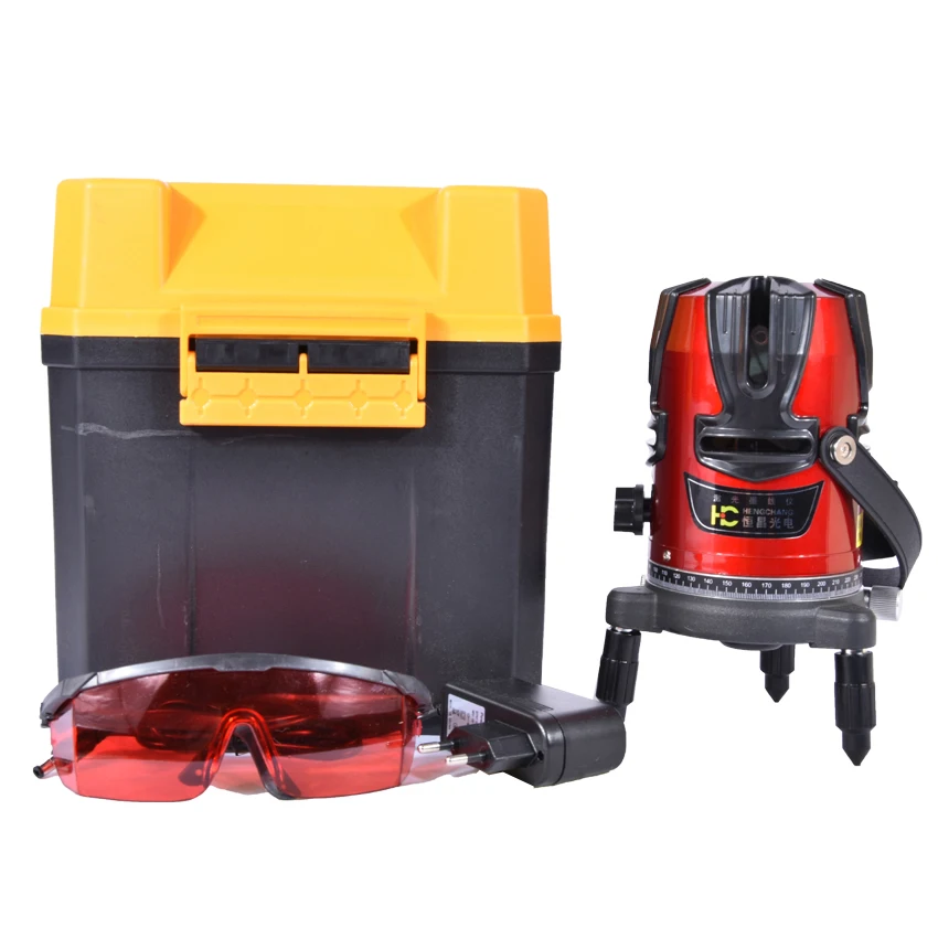 

8 Lines 9 Point Laser Level (4V4H9P) Rotary Cross Level Laser Line (Self Levelling Within 3 Degrees) LL01