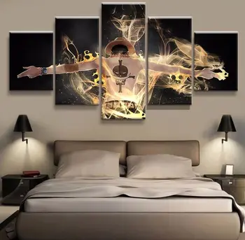

5Panels/set Naruto Anime Canvas HD Prints Painting Wall Art Home Decor