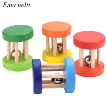 Пятиколонная деревянная погремушка, игрушки 0-3 лет, обучающая и развивающая музыкальная игрушка, детская музыкальная игрушка со звуком