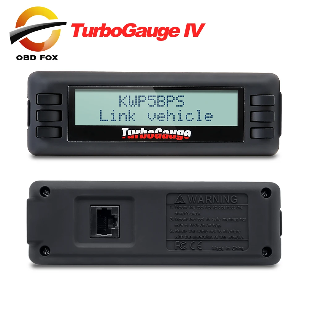 

Turbogauge IV 4-in-1 Vehicle Computer OBDII/EOBD car trip computer Digital Gauges scan gauge car scan tool free shipping