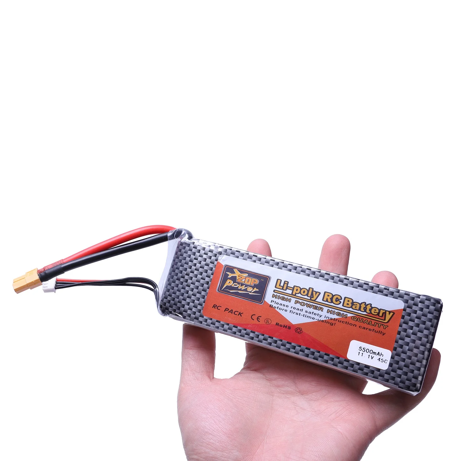 ZOP POWER 5500mah 11,1 V 3S 45C Lipo аккумулятор XT60 с пультом дистанционного управления