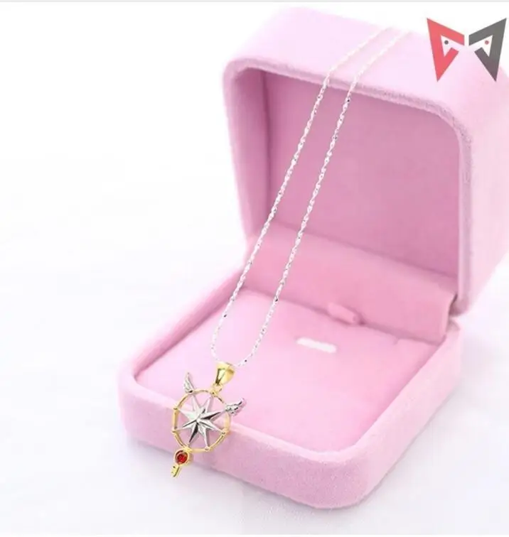 Новинка MMGG аниме розовая Глод карточка для ожерелья Captor CLEAR KINOMOTO SAKURA Косплей