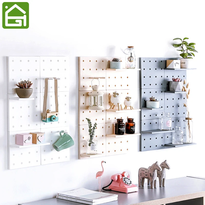 

1 Set Wall Shelf Wall Mounted Modern Storage Creative Display Rack