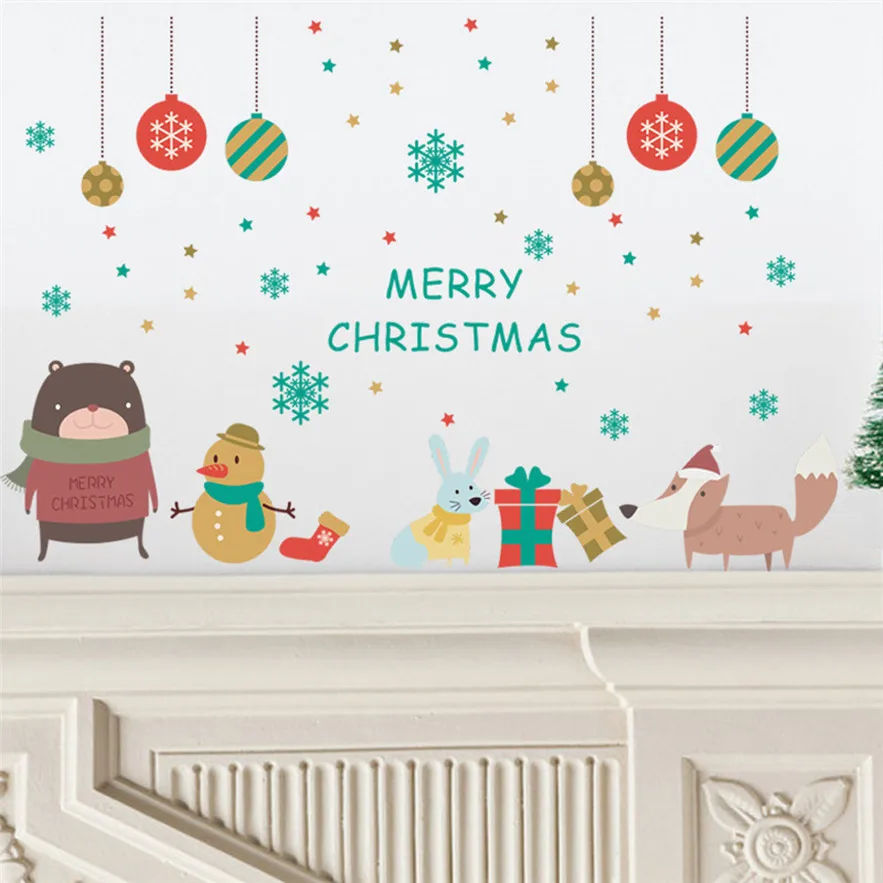Buy Oujing Merry Christmas Wall Stickers Decoration