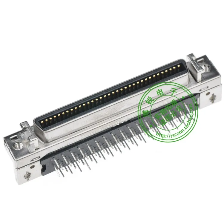 FOXCONN SCSI разъем женский конец паз 68PIN 90-градусная модель QB11343-BH91-4F | Обустройство