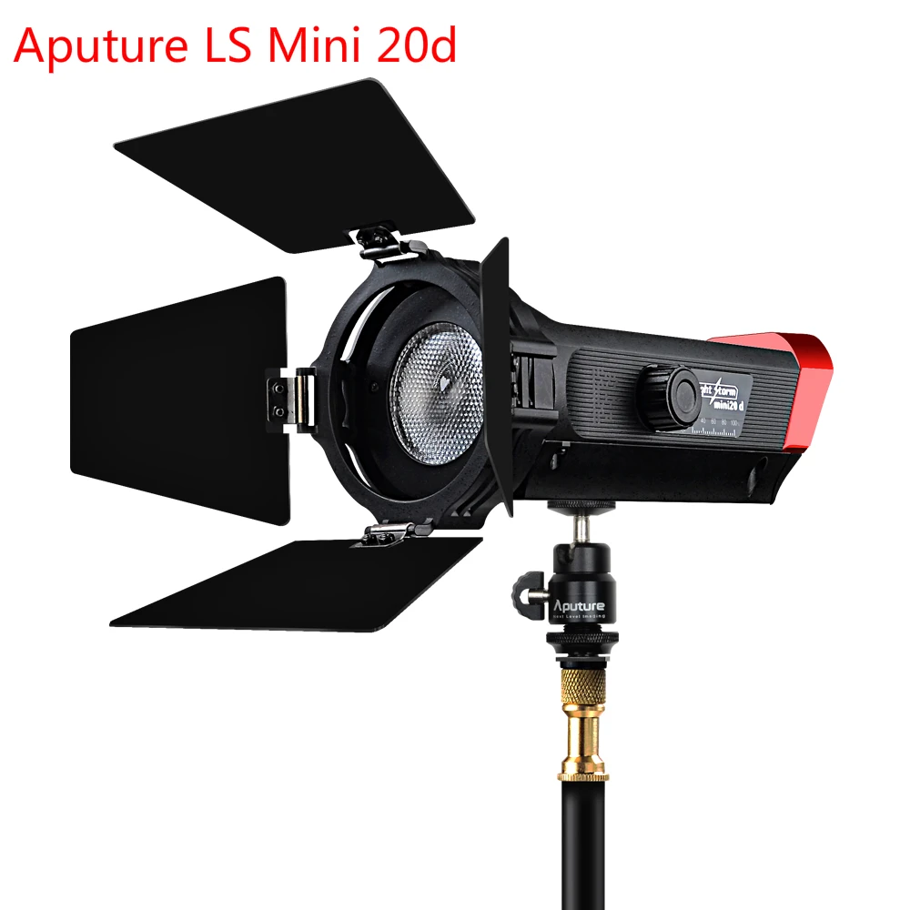 

Aputure Photography Lighting LS Mini 20d Fresnel Studio Light TLCI 97+ Color Temperature 7500K-300K Portable Lightweight Angle