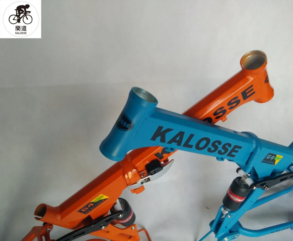 Flash Deal Kaloss DIY colors  bicycle parts  Folding  Fat bike frame  snow bike frame  26*17 inch ,  26*4.0 inch   Beach bike   frame 4