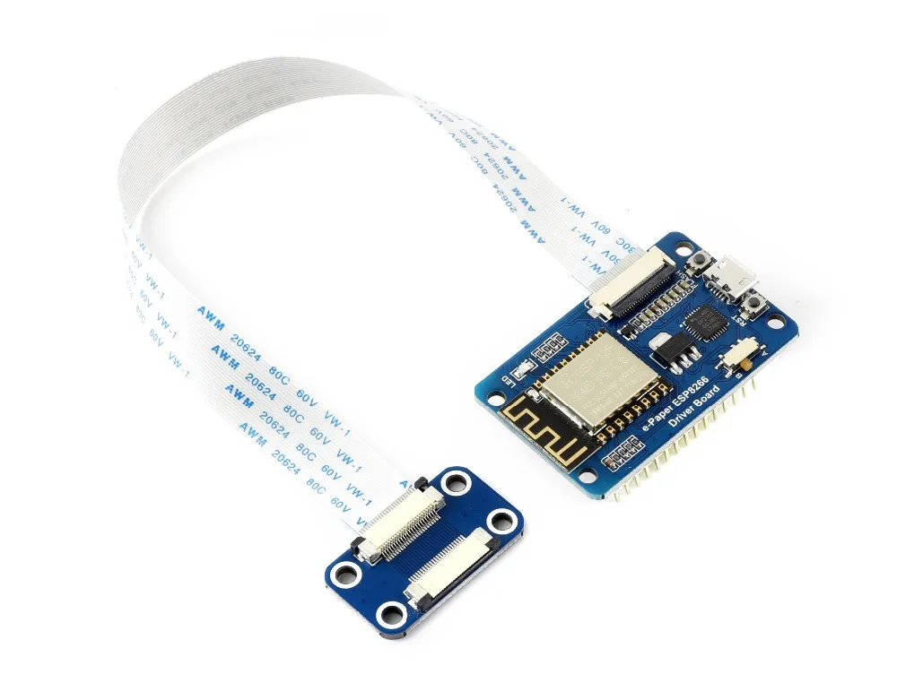 Online Tarjeta de controlador de papel electrónico Universal wavesshare con WiFi SoC ESP8266 compatible con paneles de papel electrónico de waveship SPI desarrollo de Arduino