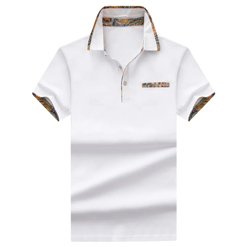  2018 Fashion Short Sleeve Polo Shirt Men lapel Summer Polo Men Brand Shirt Casual Dry Fit Pure colo