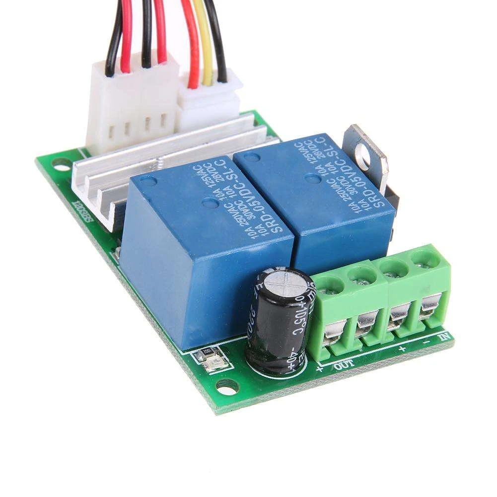 3A 6 V-24 V DC регулятор скорости двигателя Лер ШИМ-регулятор реверсивный переключатель