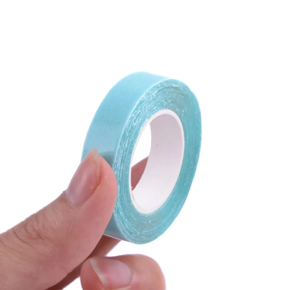 NEW 1cmx3m Blue Dedicated Professional Roll Strong Adhesive Double Side Tape for Hair Extension