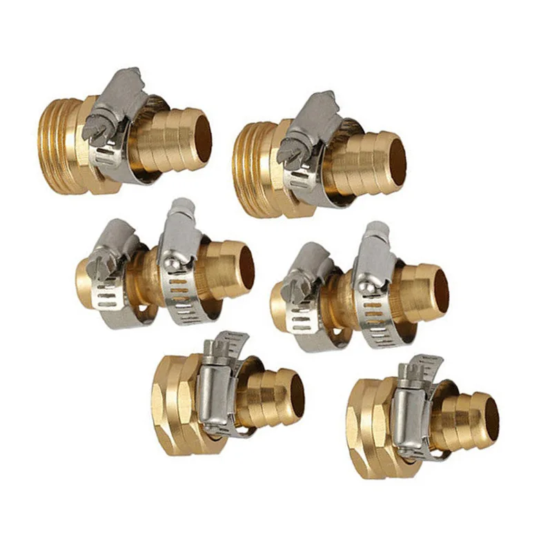 

Mender Connectors Metal Male Female Clamps Attachment Irrigation Clips For Home Tools Parts Brand New And High Quality