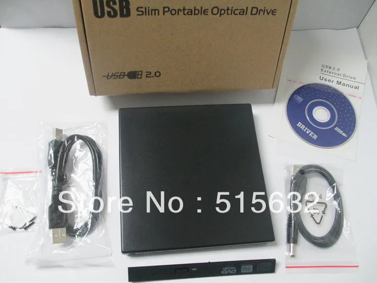 USB 2,0 Тонкий внешний карман для 12,7 мм SATA CD DVD RW устройство для записи дисков+ 12,7 мм HDD жесткий диск Оптический Защитный Контейнер для устройств считывания и записи информации