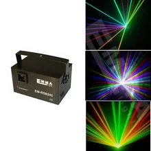 R&G&B Super Mini Projector DJ Disco LED Light Stage Party Laser Lighting Show Plug