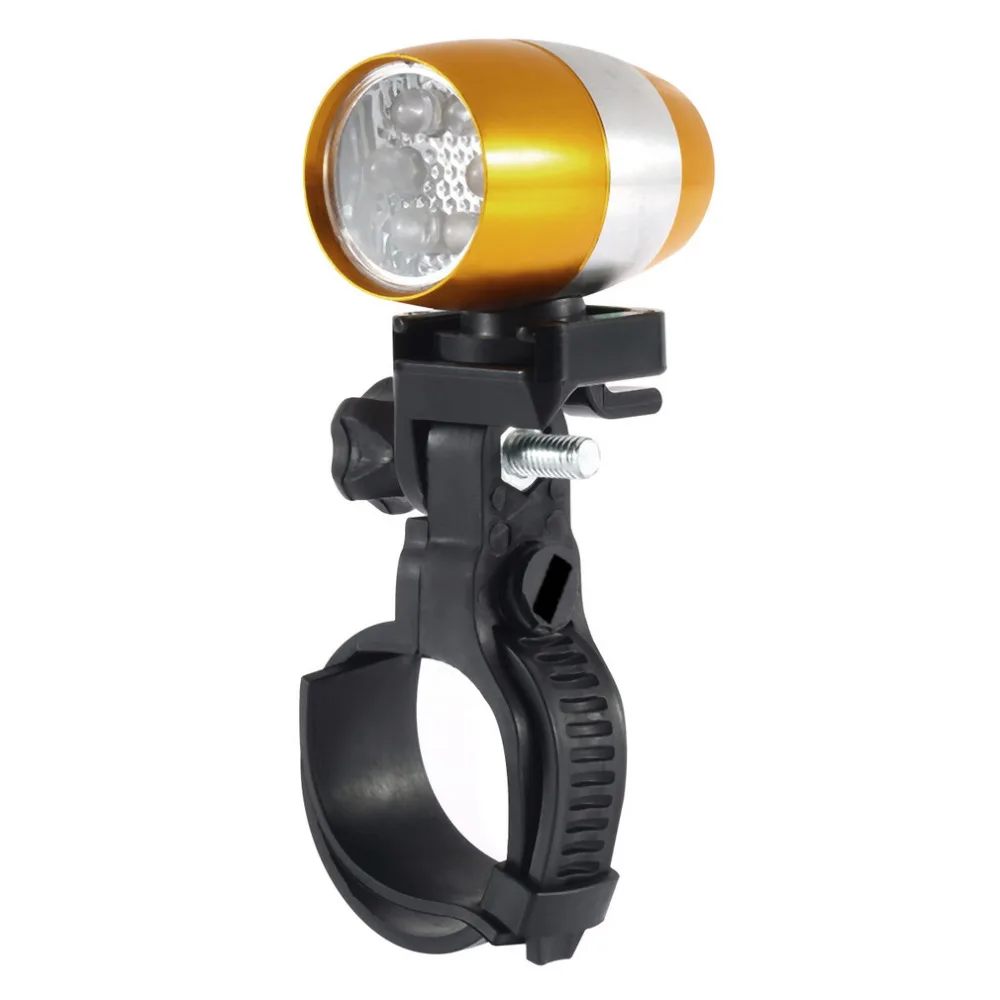 Водонепроницаемый ультра яркий 6 светодиодный велосипедный передний белый головной светильник из алюминиевого сплава Мини безопасный велосипедный светильник-вспышка