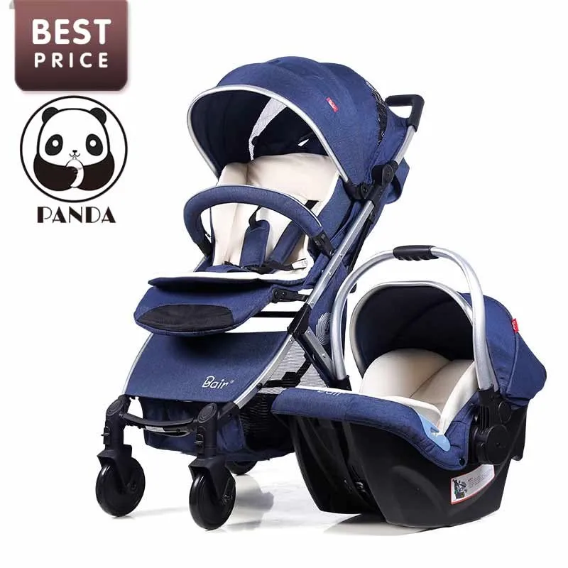 

5 point harness strollers for babies light baby pram for newborns sun shade baby stroller 2 in 1 car seat with stroller cushion