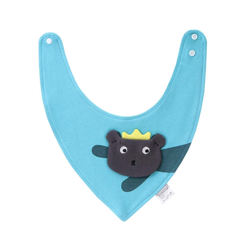 26*31cm Cute Baby Bibs Cotton Bandana Bibs Soft Triangle Towel Feeding Baby Newborn Burp Cloths Cartoon Baby Girls Boys Stuff