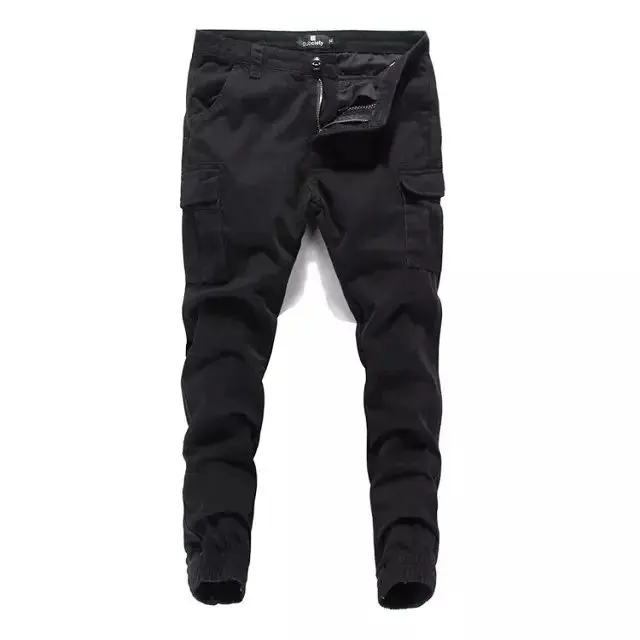 2018 модная Уличная Для Мужчин's джинсы для женщин Повседневное штаны-карго большой карман брендовая Дизайнерская обувь хип хоп Jogger Брюки