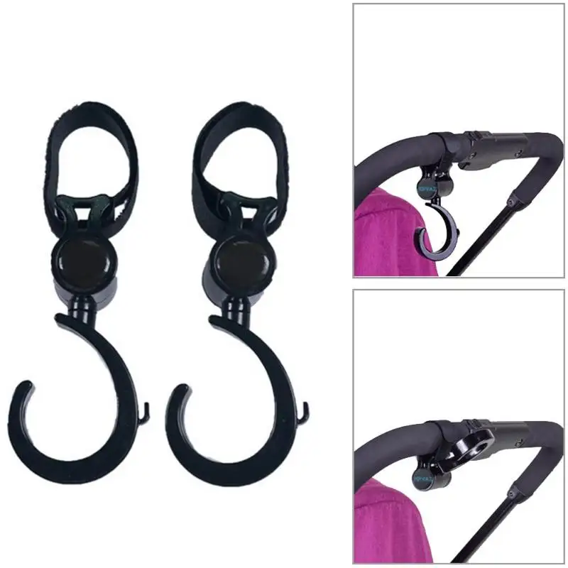 

1 Pair Baby Stroller Multi Purpose Hooks Shopping Pram Hooks Props Hanger Convenient Baby Stroller Accessories