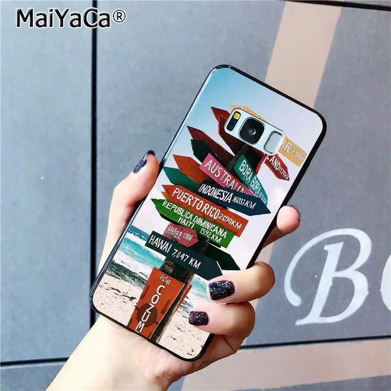 Силиконовый чехол MaiYaCa для Samsung Galaxy S20 S9 plus S7 edge S6 S10 S8 plus|Бамперы| |