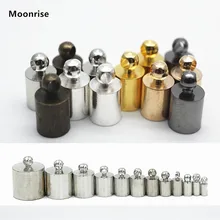 50 шт./упак. с бахромой, женская кожаная обувь конец шнура обжимной Кепки s бусы 3 4 5 6 7 8 9 10 мм кончик Кепки набор «сделай сам» для Цепочки и ожерелья ювелирные украшения своими руками