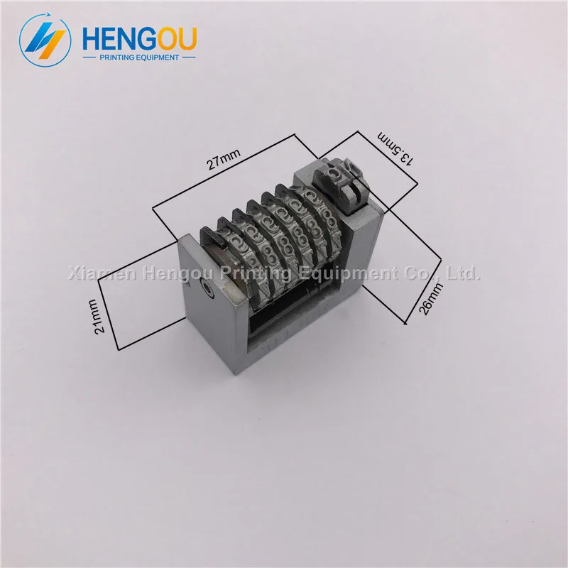 

backeard 3X6 cicero stainless steel numbering machine Pressure-sensitive adhesive Coding machine Flat letterpress printing head