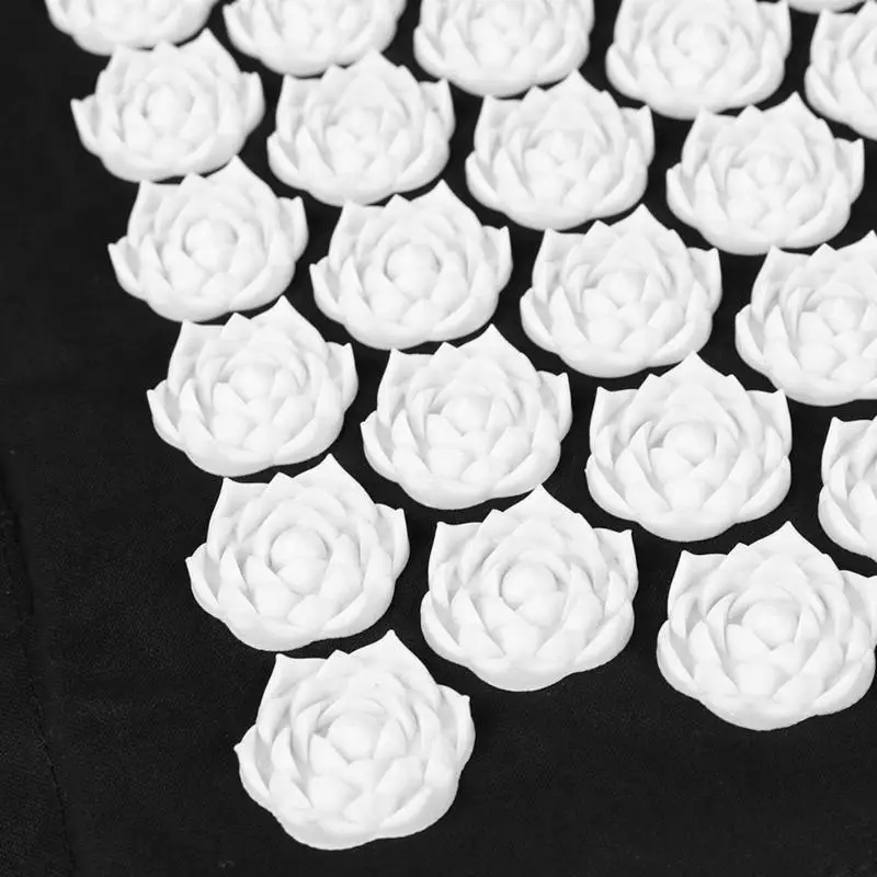 Acupuncture Massage Pad Lotus Needle Prick Acupoint Massager Yoga Mat Cushion for Neck Back Pain Relief Muscle Stress Relax Acupuncture Massage Pad Lotus Needle Prick Acupoint Massager Yoga Mat Cushion for Neck Back Pain Relief Muscle Stress Relax