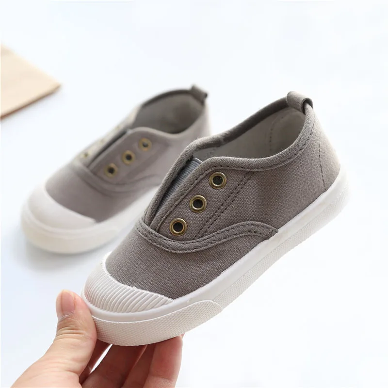 

kids shoes fashion casual sneakers soft sole canvas and colorful slip on for baby boys and baby girls Toddler shoes for children