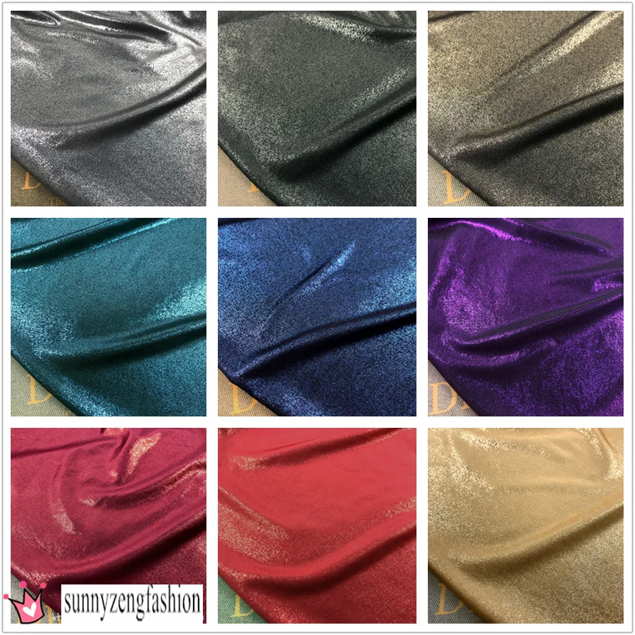 

Elastic Electro optic Pure Color Shinning Fabric ,Evening Dress Soft Flash Fabric