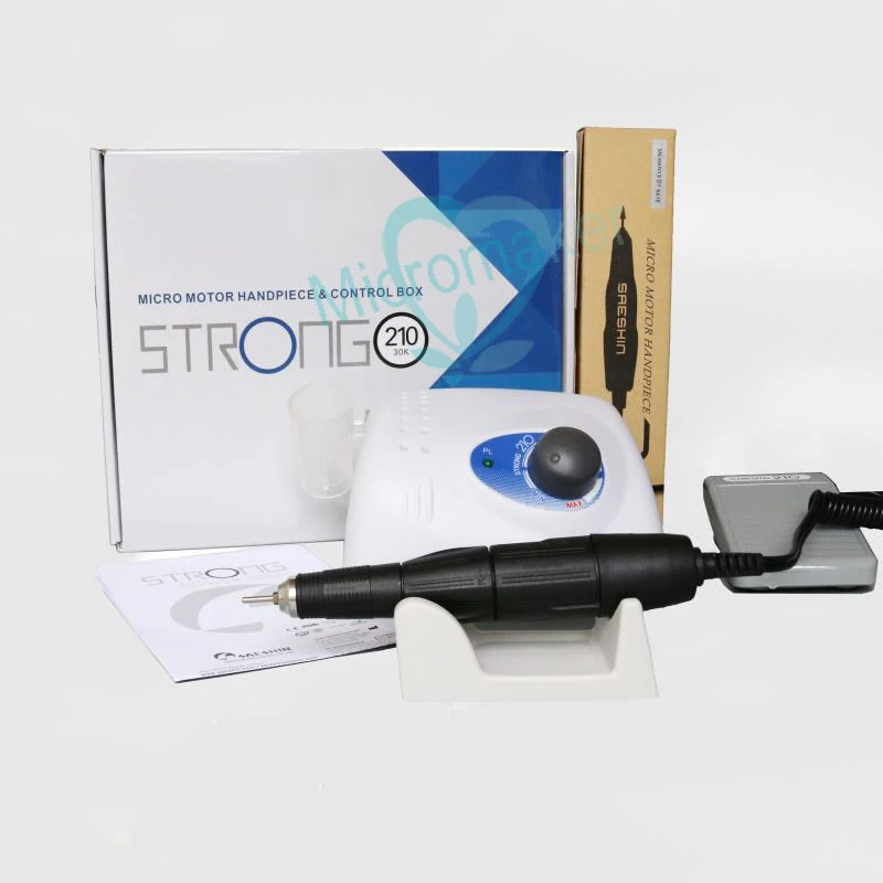 Зубные Micro двигателя 35000 об/мин Strong 210 микромотор 102L наконечника электрический