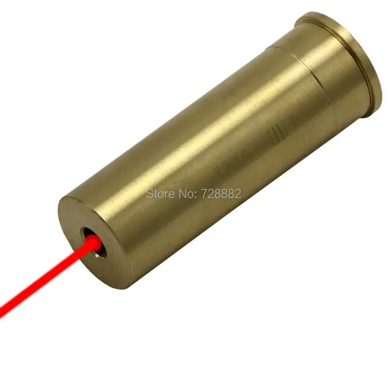 

Tactical 12 Gauge 12GA Cartridge Laser Bore Sighter Red Sighting Boresighter For Hunting Free Shipping