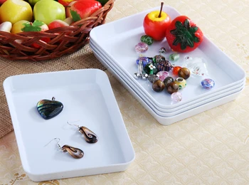 

5PCS Jewelry Bracelet Plastic Display Tray Plate 7x5x0.8" CHIC