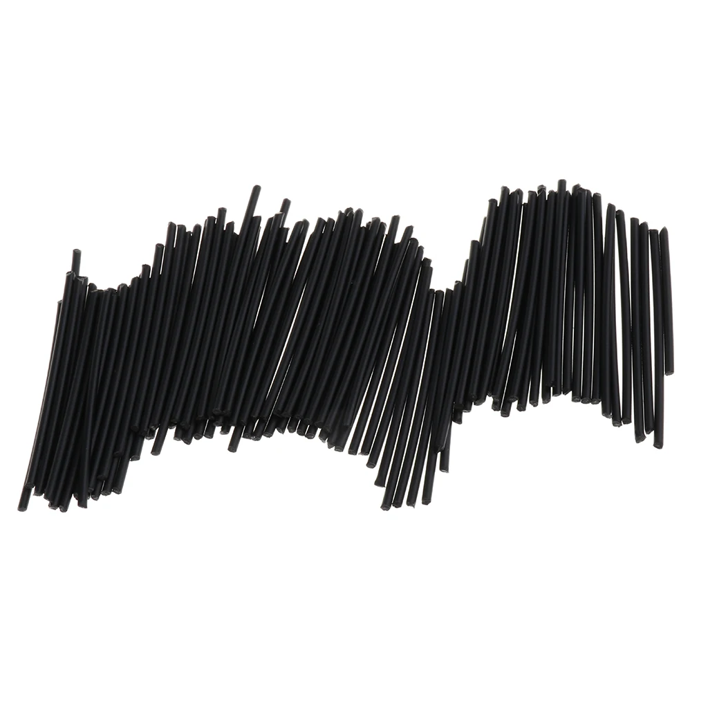 100 pcs ABS Plastic Guitar Side Dot Markers Rods Fretboard Position Marker Inlay Dots Black Guitar Accessories