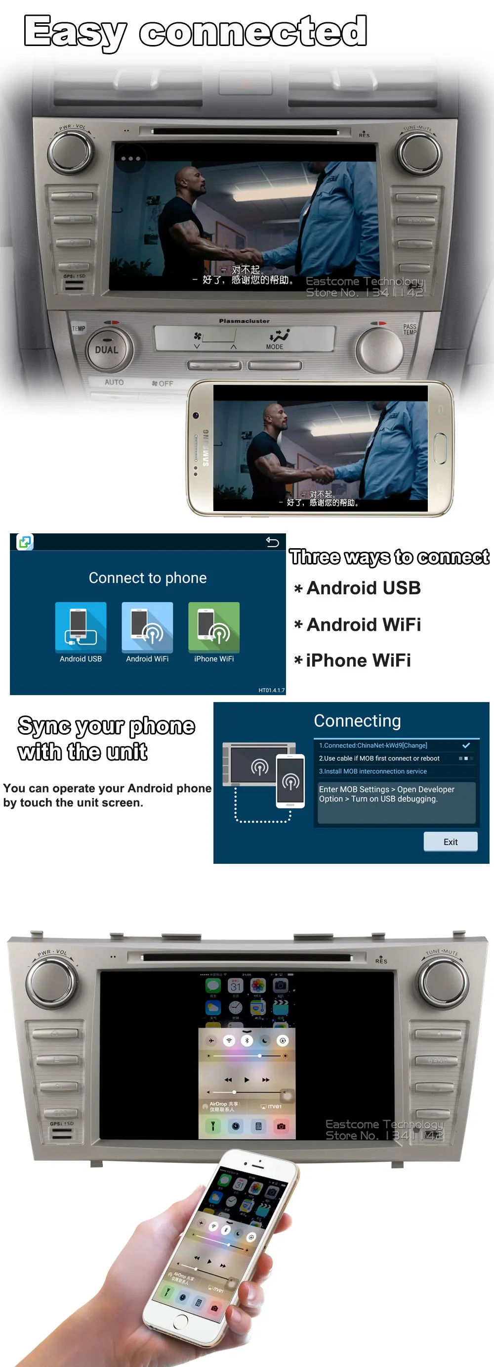 Sale Octa Core 2 Din Android 6.01 Car DVD Automotivo For Toyota Camry 2007 2008 2009 2010 2011 With Bluetooth Radio Rear View Camera 13 Sale Octa Core 2 Din Android 6.01 Car DVD Automotivo For Toyota Camry 2007 2008 2009 2010 2011 With Bluetooth Radio Rear View Camera 13