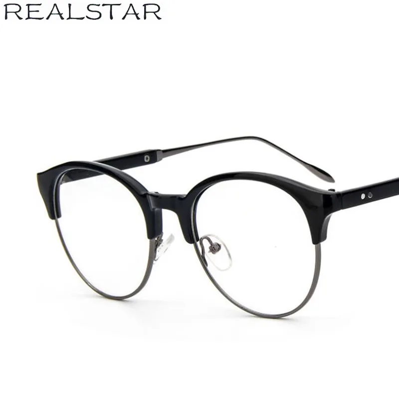 REALSTAR 2018 модные полукруглые оправы для очков женские оптические очки кошачий глаз
