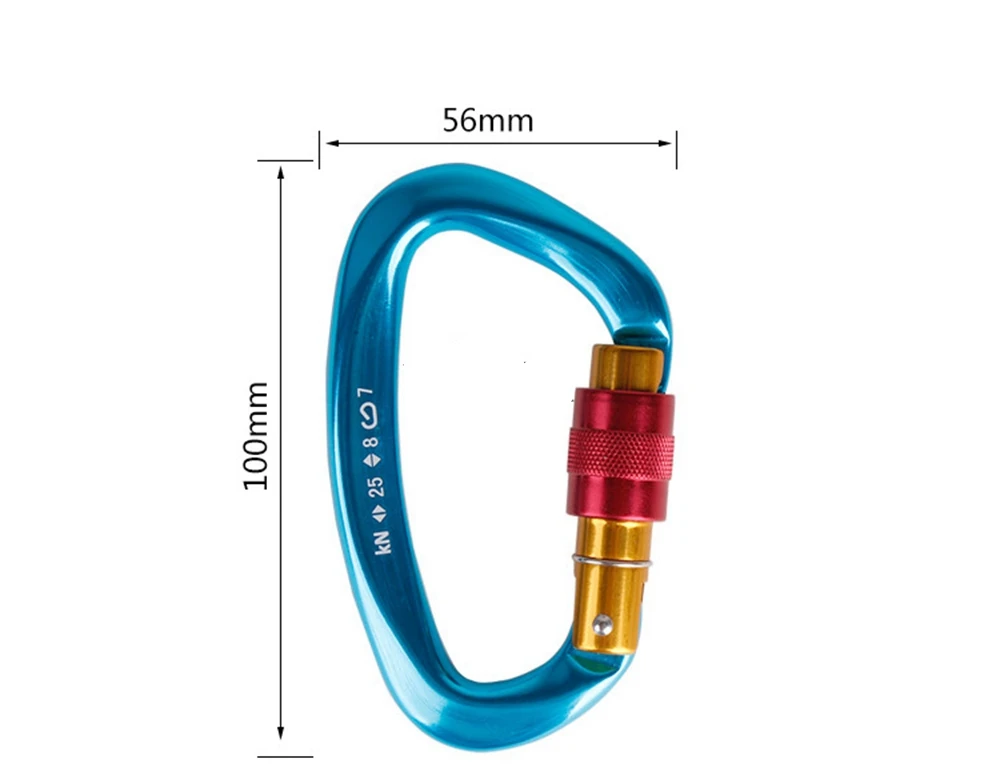 ARRIES 25KN альпинистский карабин альпинистский Карабин D образный безопасности мастер винт замок Пряжка Escalade Equipement
