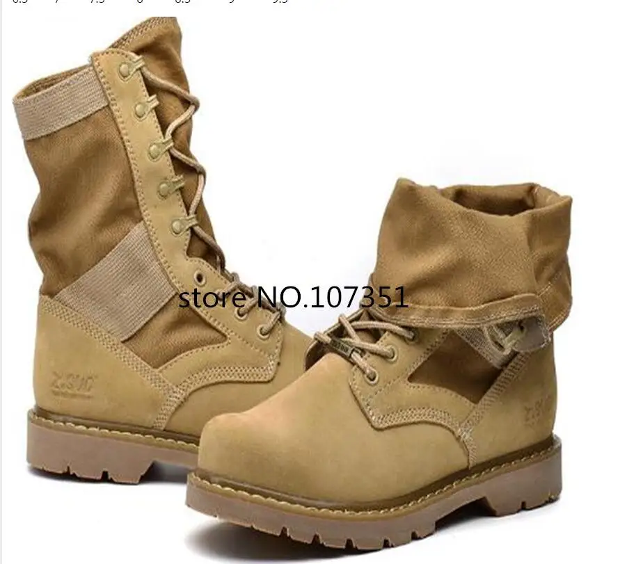 

Tactical Boots Military Desert SWAT American Combat Boots Outdoor Shoes Breathable Wearable Boots Hiking EUR Size 39-45