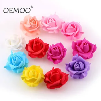 

20Pcs 3.5cm Mini PE Foam Roses Multi-use Artificial Flower Heads Handmade DIY Wreath Wedding Decoration Home Garden Supplies