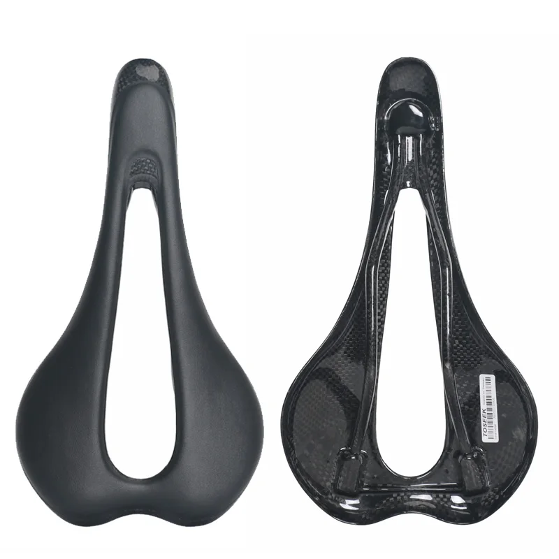 Saddle, Carbon Fiber Seat Hollow Breathable Design For Road Bike Bicycles And Spare Parts Bicycles And Spare Parts