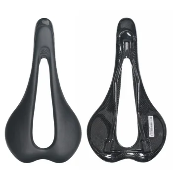 

Bicycle Carbon Fiber Saddle Road Bike MTB Ultralight Weight Cycling Breathable Hollow Front Saddles Bicycle Accessories